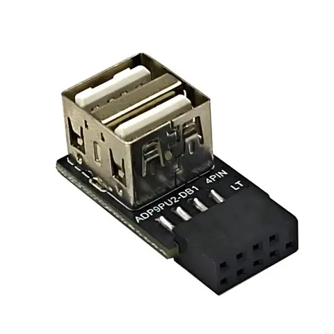 D7YC 9 PIN -контакт до 2 порта USB -адаптер разъем ПК.