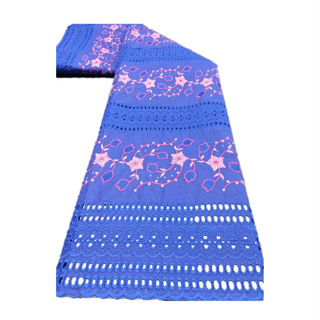 

Embroidered Swiss Lace Fabric 2022 for Women Dress 100%Cotton African Lace Fabric for Bridal Wedding WTYC13