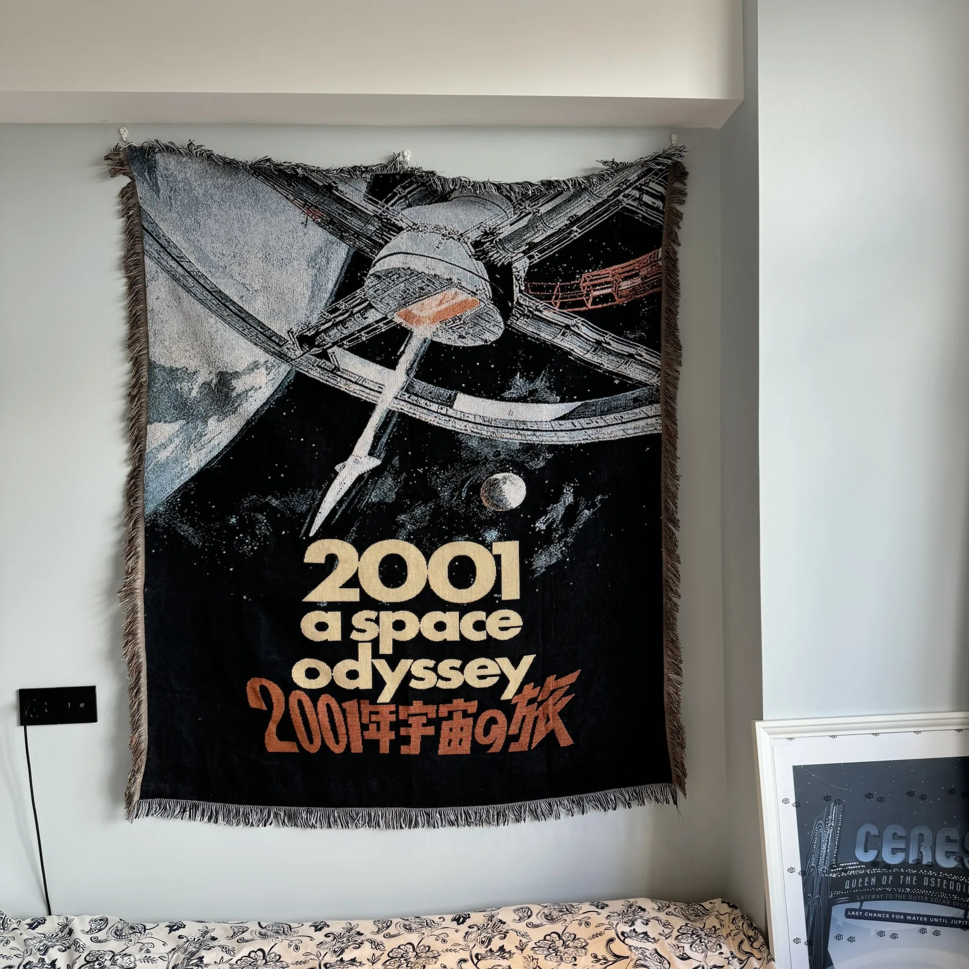 Новинка Хлопковое одеяло A Space Odysse покрывало для пикника и кемпинга сна отдыха