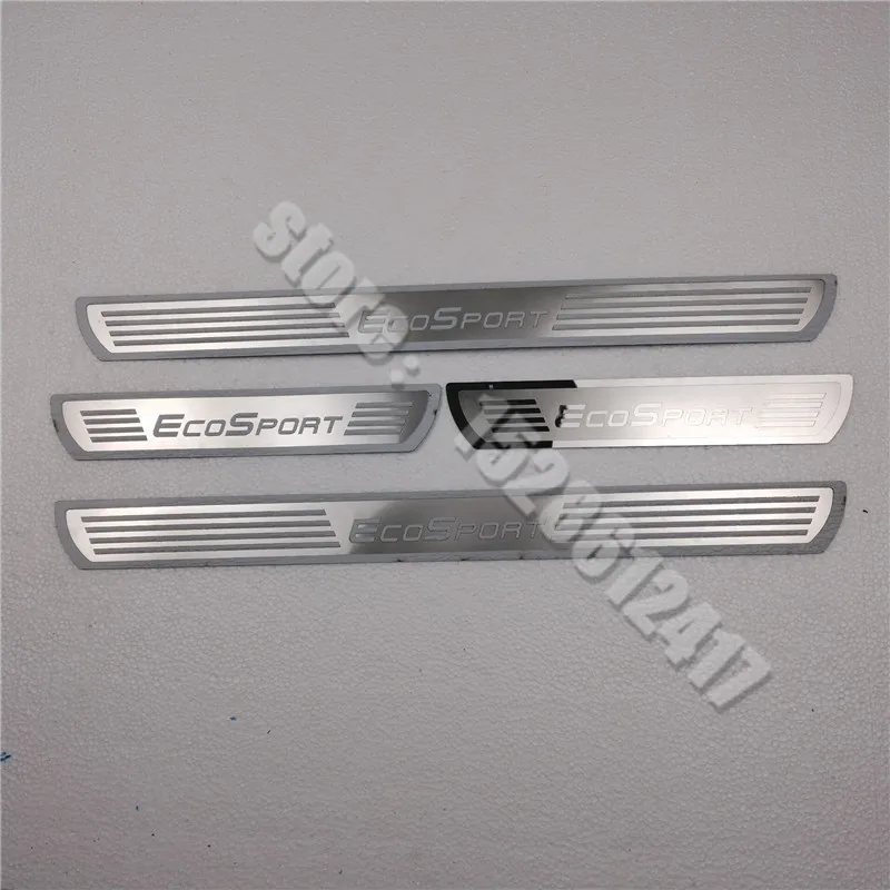 

Накладка на порог автомобильной двери из нержавеющей стали с защитой от царапин, защитная накладка, накладка на педаль для Ford EcoSport, аксессуары 2013-2022