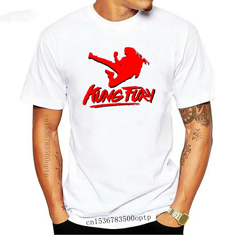 

Camiseta de манга corta para hombre y mujer, camisa de Kung Fury, унисекс, nueva