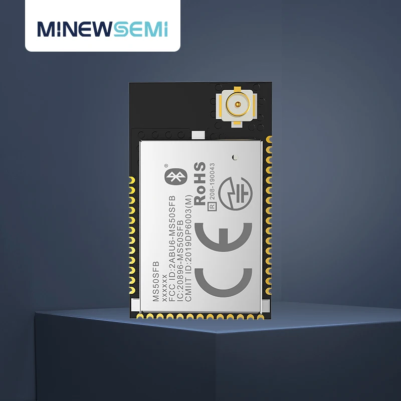 

Minewsemi nRF52811 Smart Home Zigbee 2.4GHz Wireless Transmitter MS50SFB3 IPEX Receiver Bluetooth 5.1 module with Ultra-low
