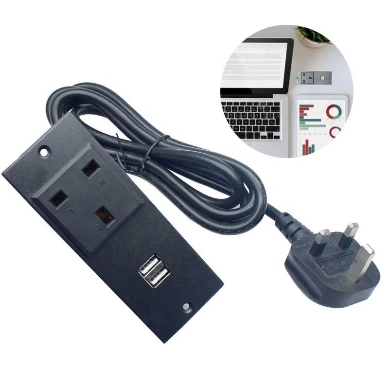 

（1 Pack）2-Outle Janpanese Standard Socket 2 USB DC Power Supply Unit