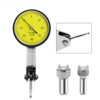 seh accurate dial gauge test indicator precision metric with dovetail rails mount 0 4 0 01mm measuring instrument tool