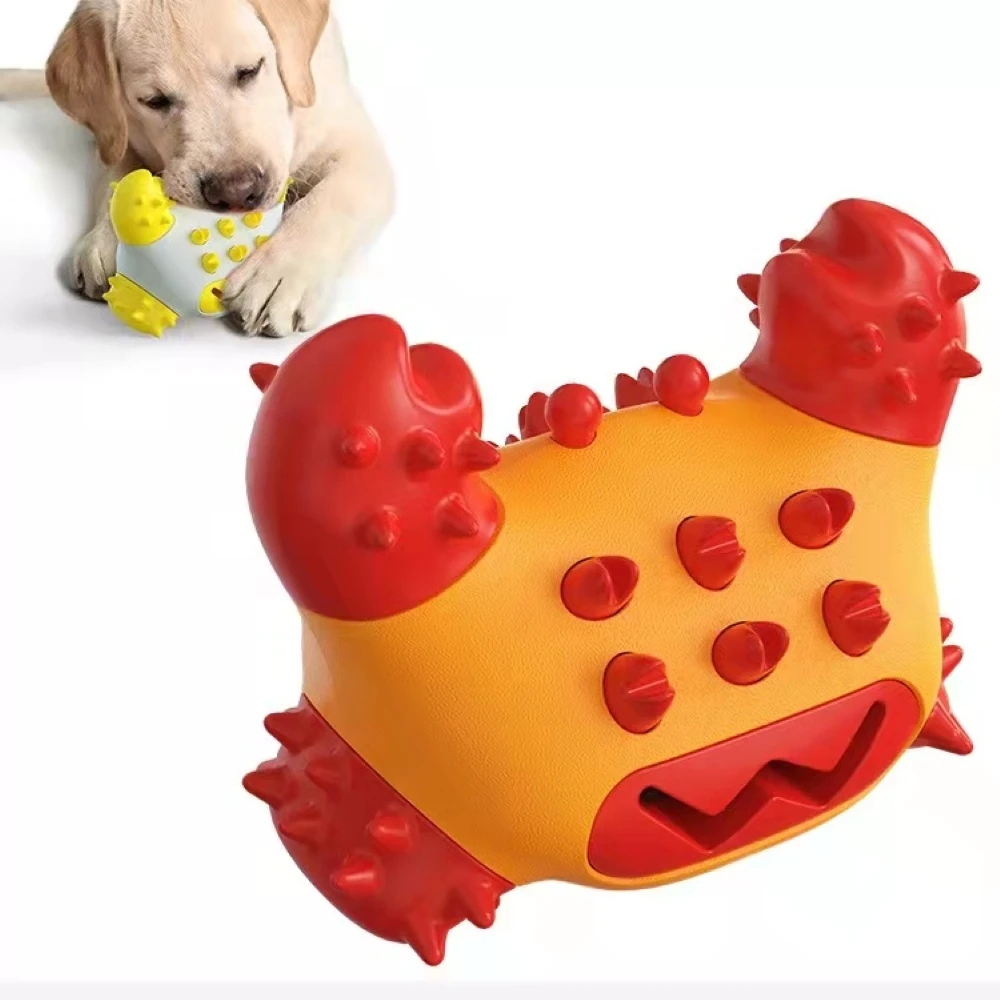 

Многофункциональные игрушки для домашних животных, игрушки для жевания и утечки еды, уличные игрушки для собак, аксессуары для домашних жив...