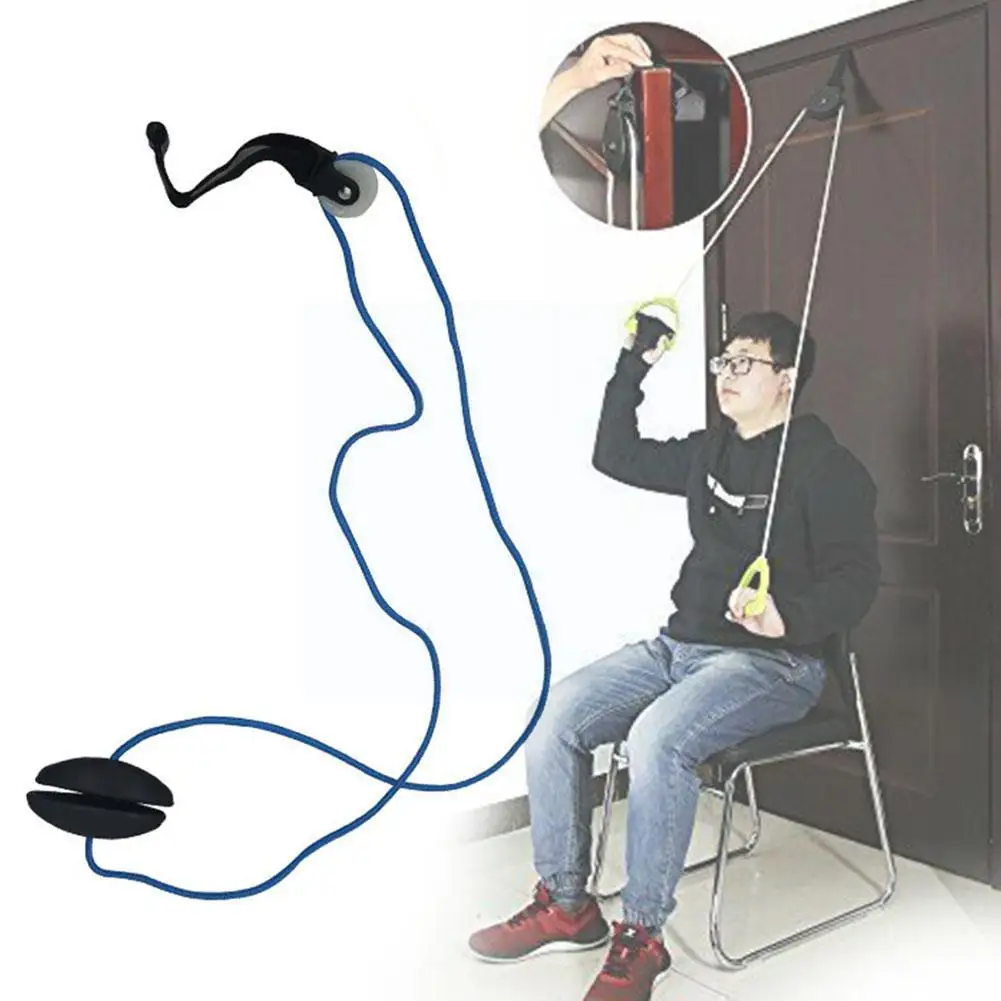 

Простая шкив-кольцо для внутренней наплечной спортивной веревки шкив устройство для шейного упражнения поясничного отдела позвоночника т...