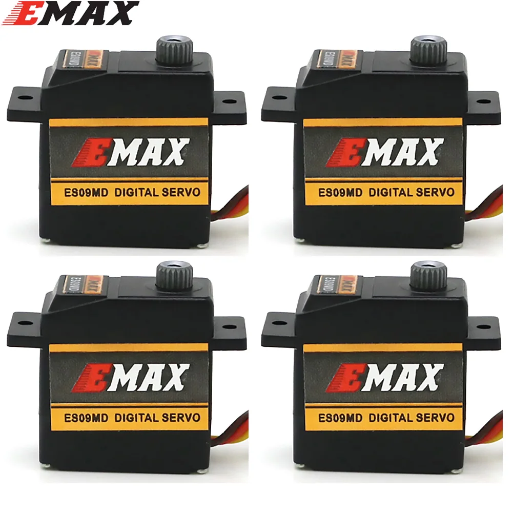 Фото EMAX ES09MD/ES08MD Специальный металлический цифровой сервопривод с двойным подшипником для вертолета TREX Align 450 №3