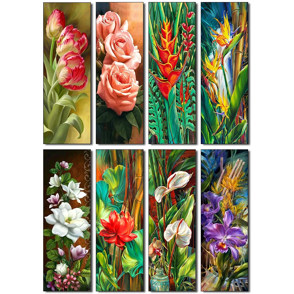 

DIY Diamond Painting Flowers Vase Rhinestone Mosaic Picture Full Square Diamond Round Diamond Embroidery Kit Art Home Decor Gift