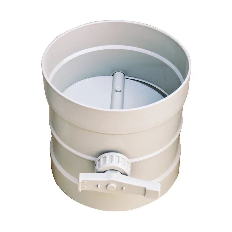 Ручной пластиковый воздушный демферный клапан HVAC, заслонка 50 -200 мм, воздушный клапан для Вентиляционных труб