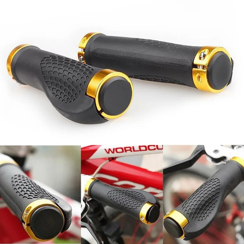 

2~2.5cm MTB Road Cycling Skid-Proof Grips Anti-Skid Rubber Bicycle Grips Mountain Bike Lock On Bicycle Handlebar Grips Accessory