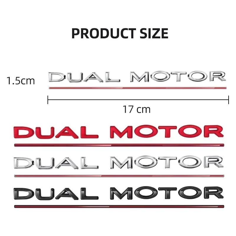 1 шт. 3D двойной мотор с подчёрными буквами для стайлинга автомобиля