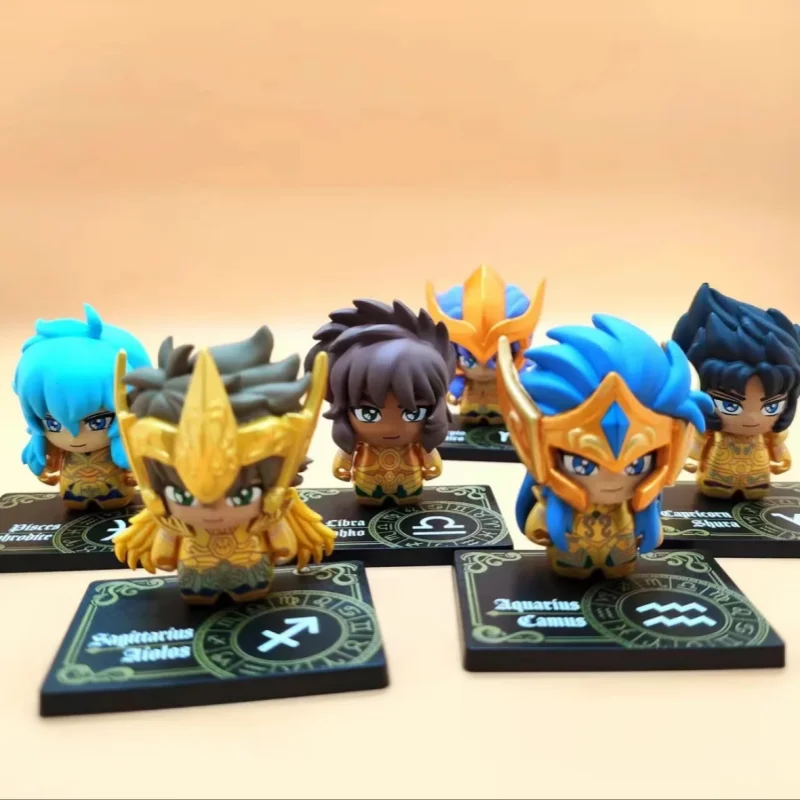 Фото Коллекционная мини-фигурка Bandai Saint Seiya Gold Cloth Myth Gashapon: Доко, Айолос, Мило – декоративное украшение для любителей аниме №1