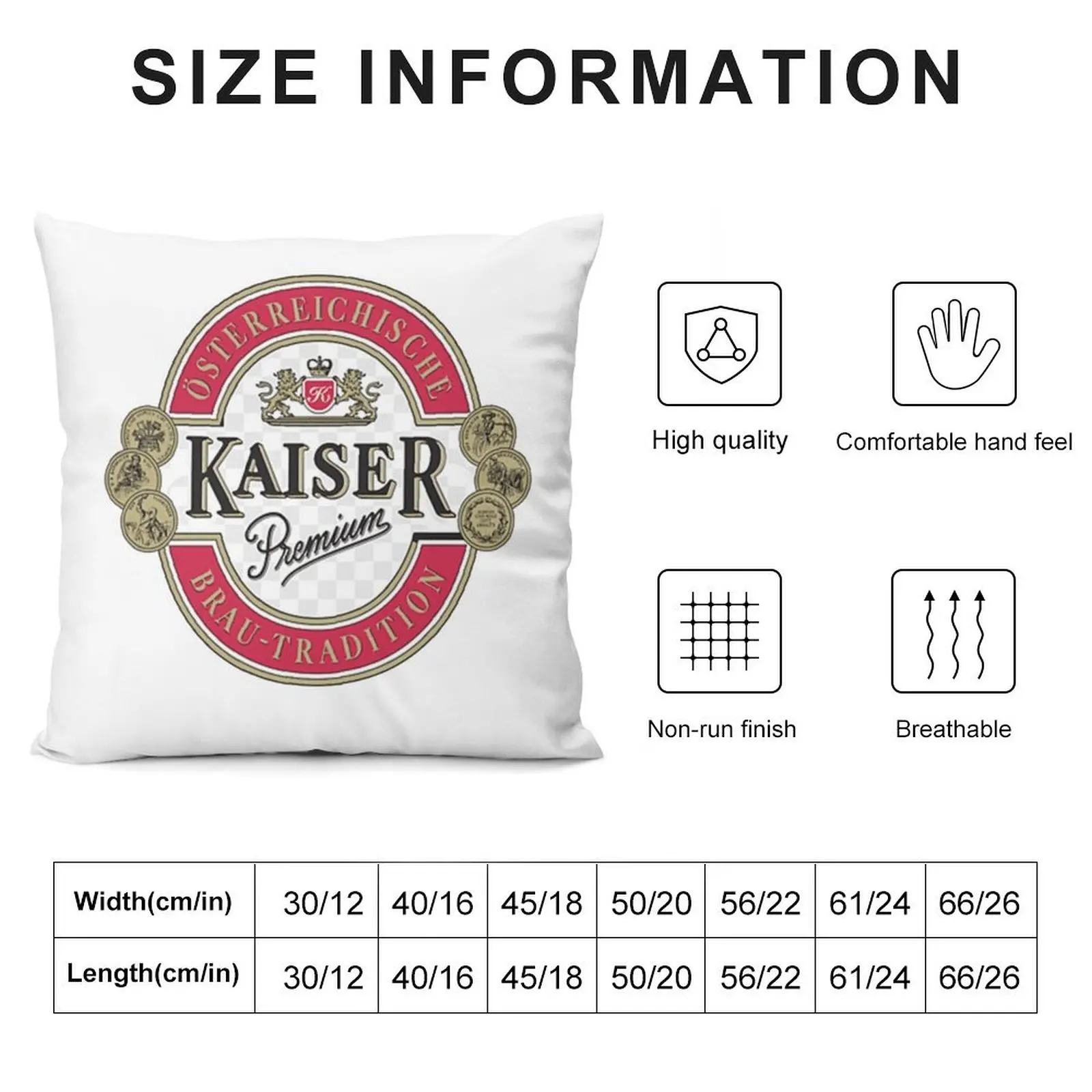 Винтажная Подушка-Braun-wieselburg-henninger-фигурка-Премиум-качество-футболка наволочки