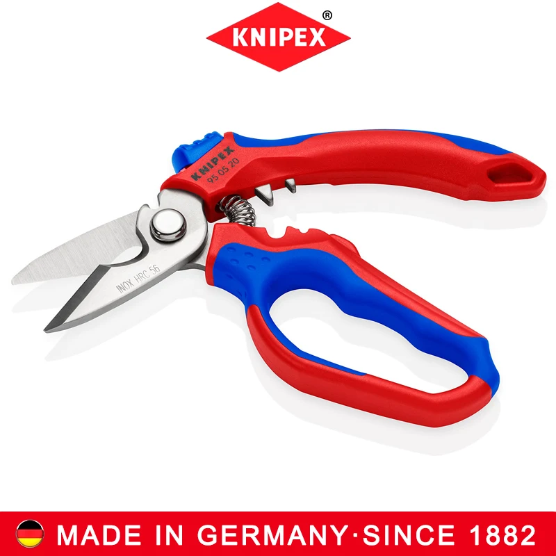 Угловые электрические ножницы KNIPEX для троса и 6-1/4 дюйма 45 ° Сантехнические