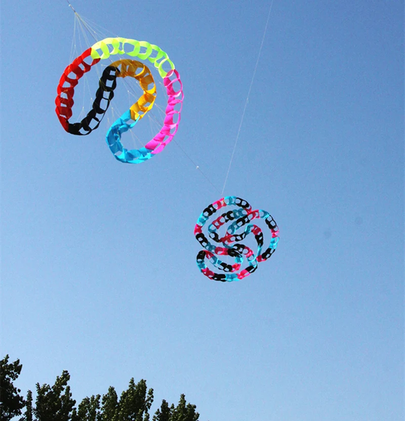 Бесплатная доставка 3d воздушный змей ветроуказатели 96 кругов дырки кулон шоу