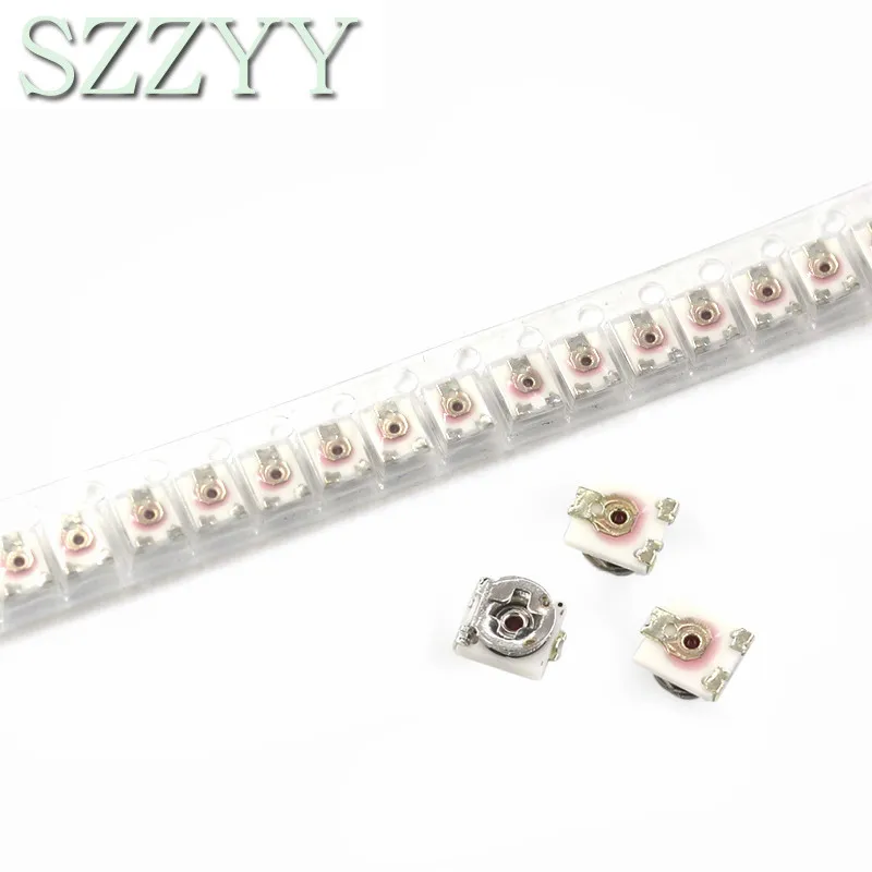 

20 шт. 3*3 потенциометр сопротивления триммера Trimpot SMD 3X3 Регулируемый переменный резистор 100 500 1K 2K 5K 10K 20K 50K 100K 1M Ом