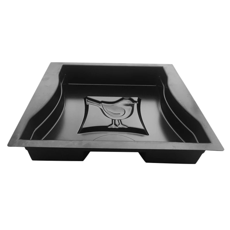 1Pcs Villa Garden Simulation Stone Bird Chair Bench Leg Mold Cement Concrete Mould Plastic Paving