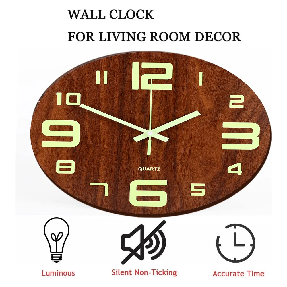 Светящиеся Настенные 3d-часы цифровые часы сделай сам в современном стиле для