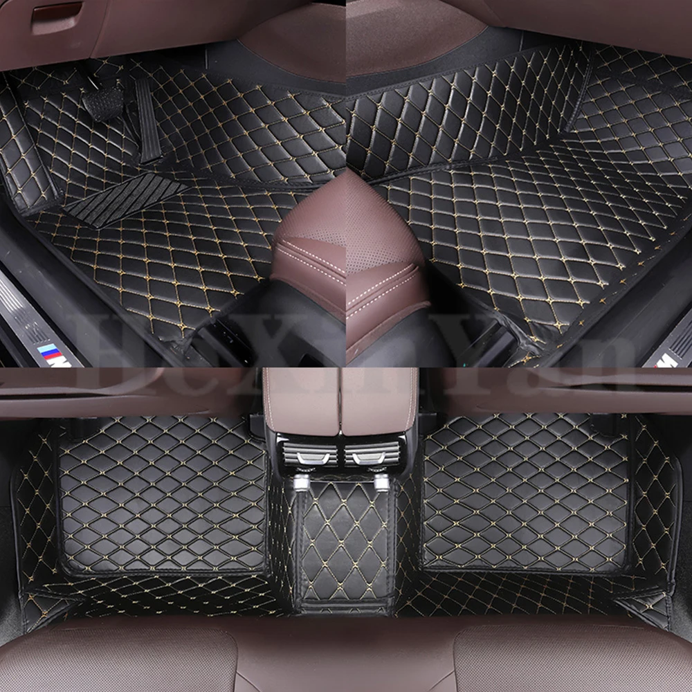 Alfombrillas personalizadas para coche, accesorios de estilo interior para BMW serie 7, F01, F02, F04, 2009, 2010, 2011, 2012