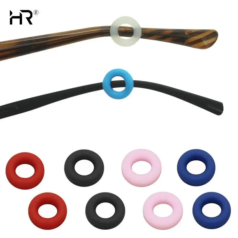 

10/2PCS Multi Color Anti Slip Silicone Glasses Ear Hooks For Kids Adults Round Soft Ear Hook