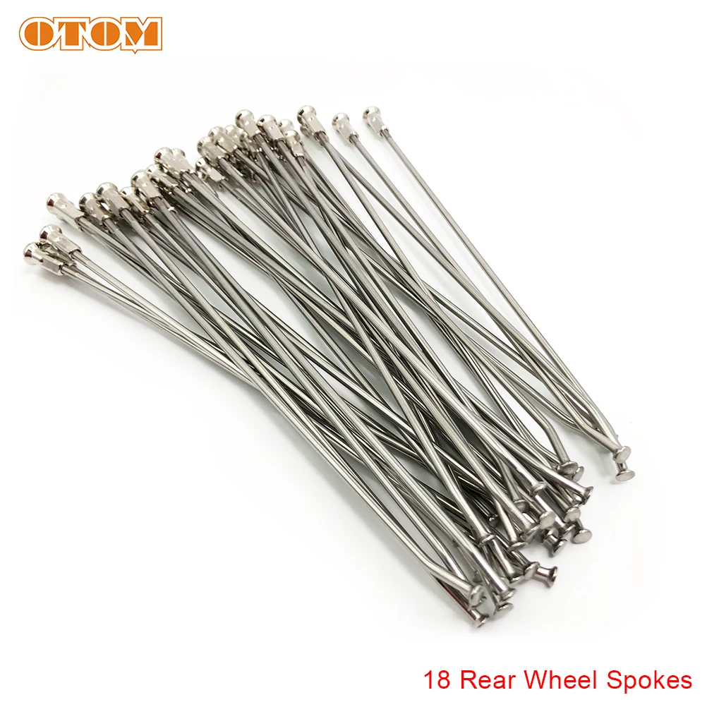 

OTOM 36 шт. мотоцикл 21 "переднее 18 "19" заднее колесо из нержавеющей стали, комплект спиц, соски для CRF KTM KXF YZF RMZ KEWS Мотокросс