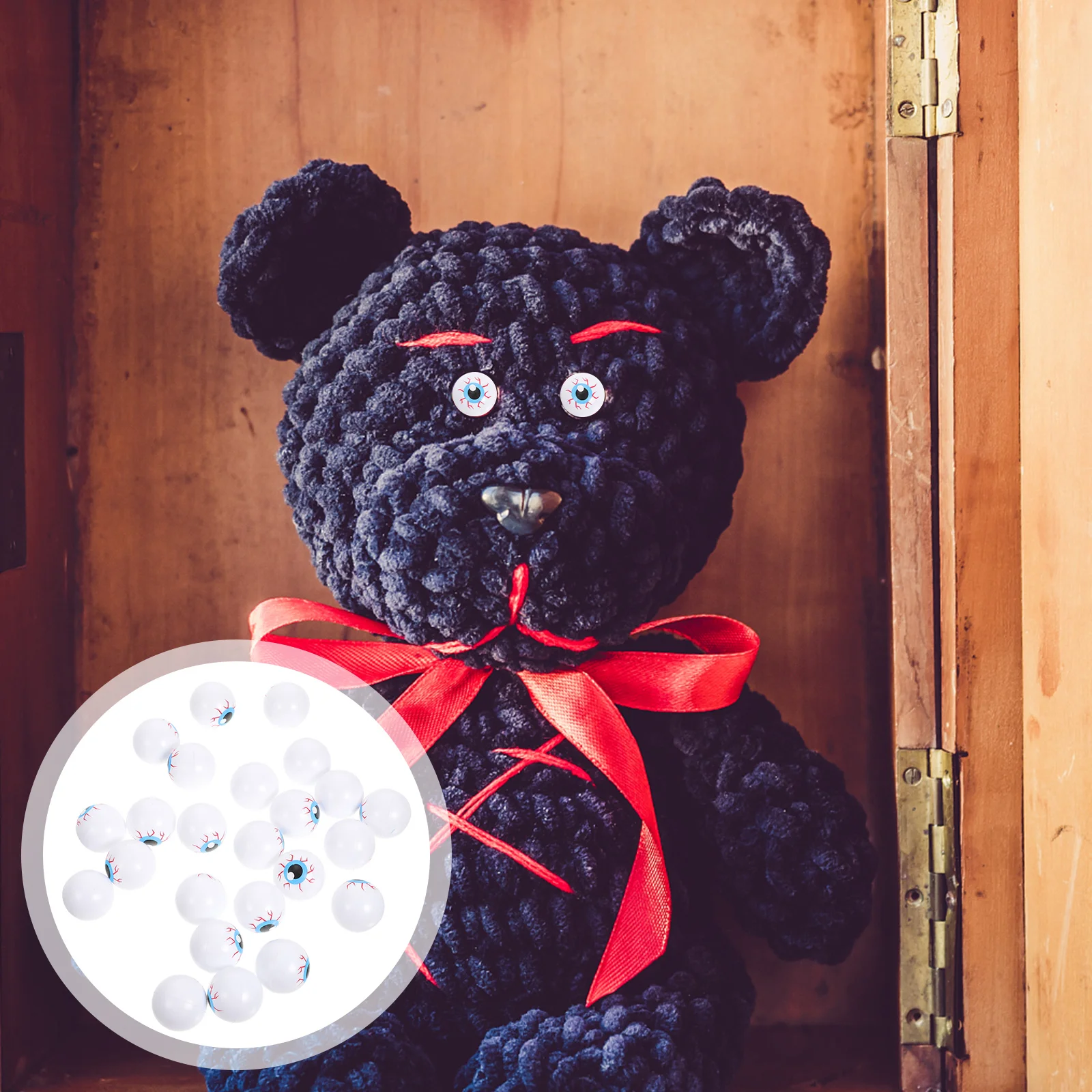 

24 Pcs Hollow Bouncing Eyeball Bouncy Eyeballs Toy That Look Real Fake Party Toys Bulk Looking Prank Prop Pp Props Child Makeup