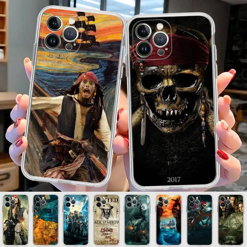 

Disney Pirates of the Caribbean Phone Case For iPhone 14 11 12 13 Mini Pro XS Max Cover 6 7 8 Plus X XR SE 2020 Funda Shell