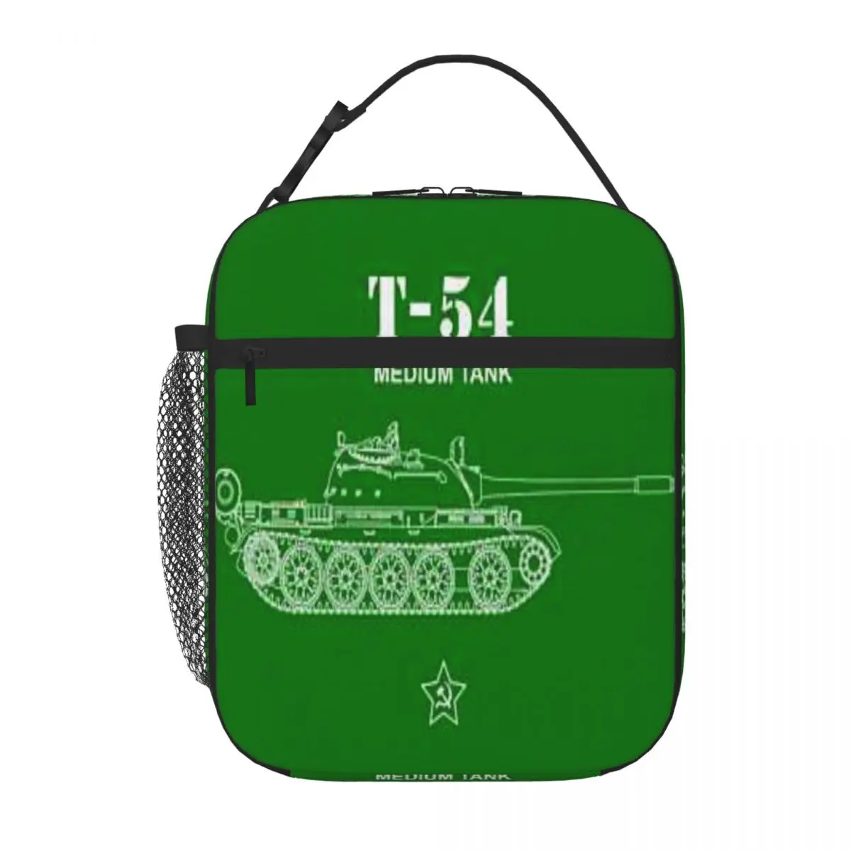 

T 54 Tank Blueprint Mark Rogan Transparent Lunch Tote Lunchbag Lunch Box Kids Children'S Food Bag