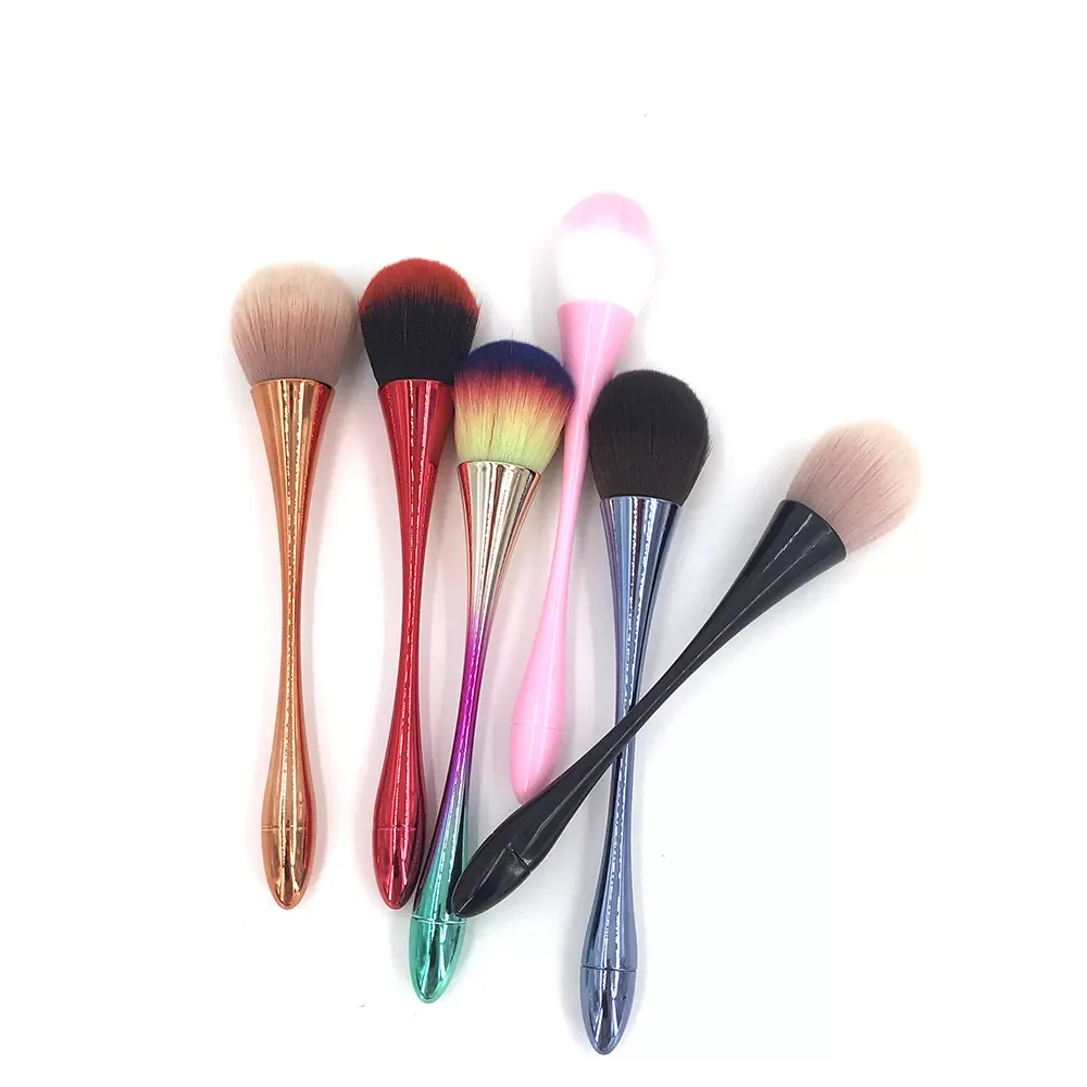 

Gold Powder Blush Brush Professional Make Up Brush Large Cosmetic Face Cont Cosmetic Face Cont brocha colorete Make Up Tool