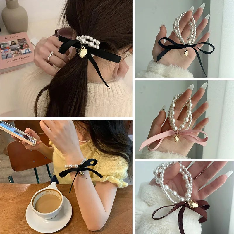 

fashion Minimalist Style Elastic hair bands accessories scrunchie Handmade woman braids bows for girls tiara ACCESSORI FOR GIRL