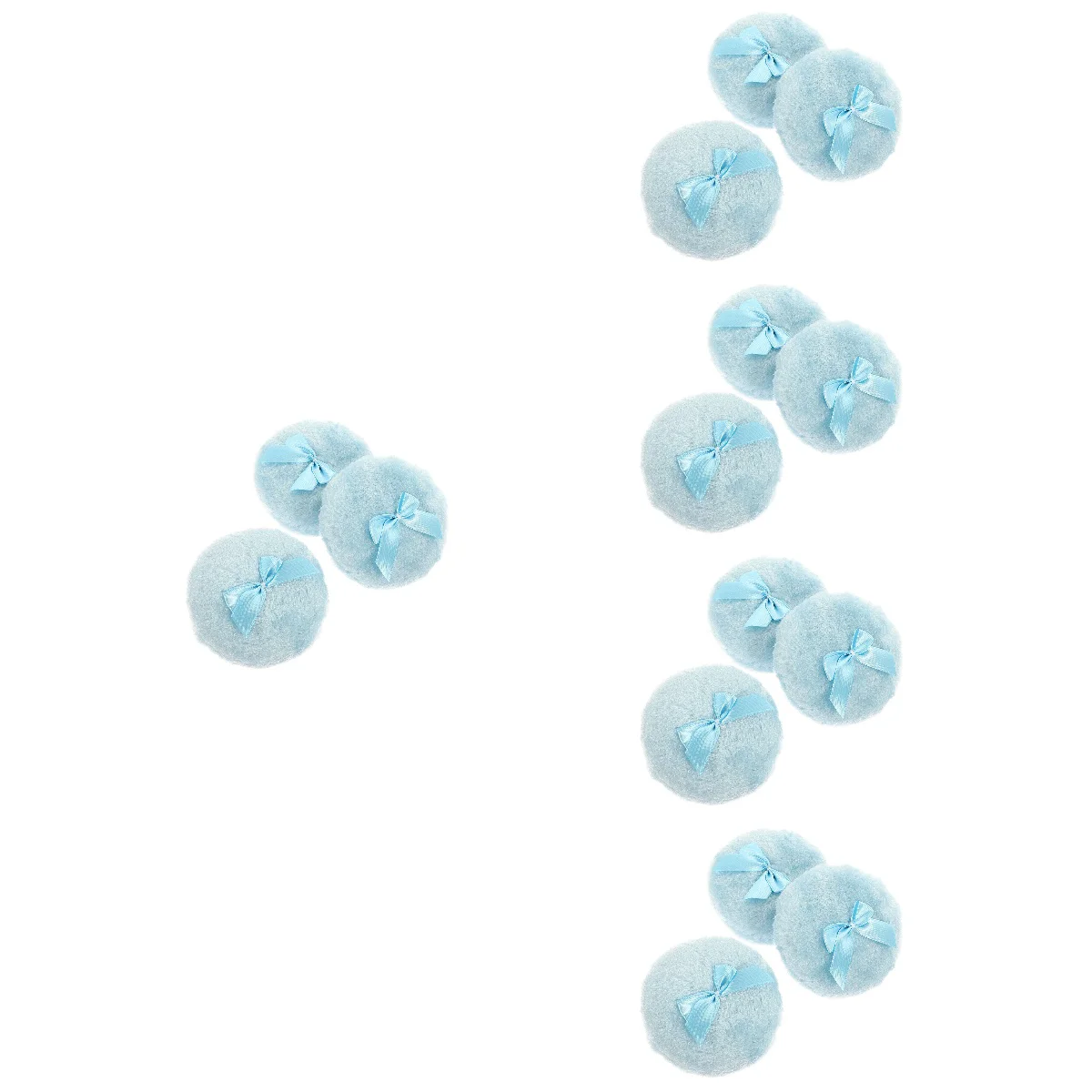 

Body Powder Puffs Comfortable Bowknot Powder Puffs Fluffy Powder Puffs