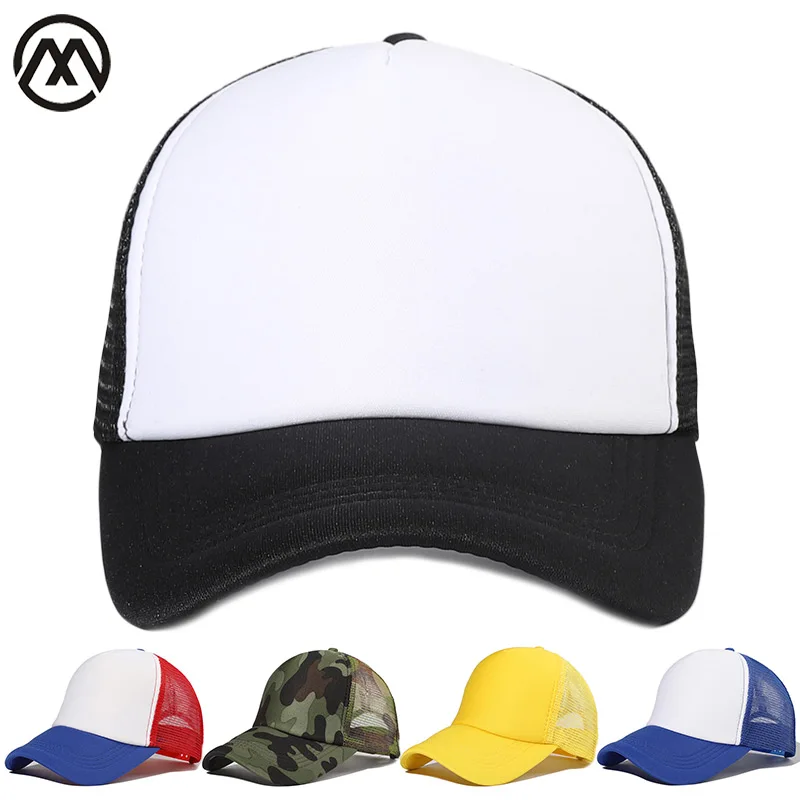 

2022 Spring Summer Breathable Baseball Cap Solid Color Personality Trucker Cap Dad Cap Party Outdoor Sports Cap Custom Wholesale