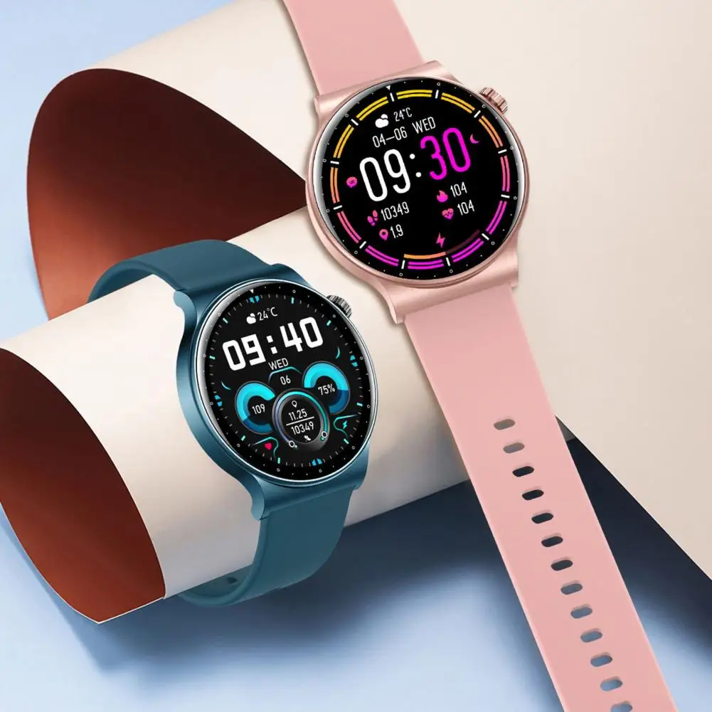 KR08 Smart Watch Men Women Bluetooth Fitness Tracker Bracelet Sport Heart Rate Blood Pressure Kids Smartwatch For IOS Android