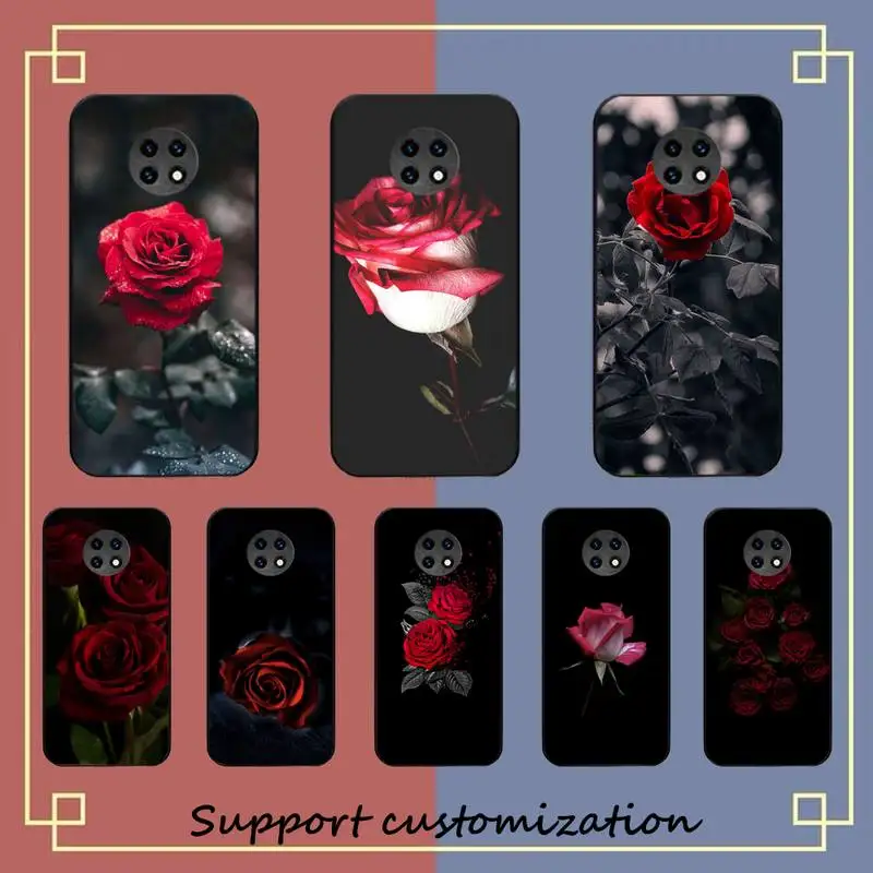 

Bright Red Roses Flowers Phone Case for Redmi Note 8 7 9 4 6 pro max T X 5A 3 10 lite pro