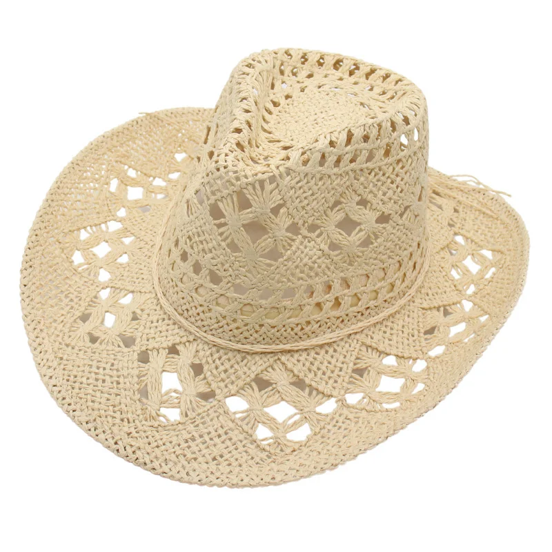 Соломенная ковбойская шляпа Fedora