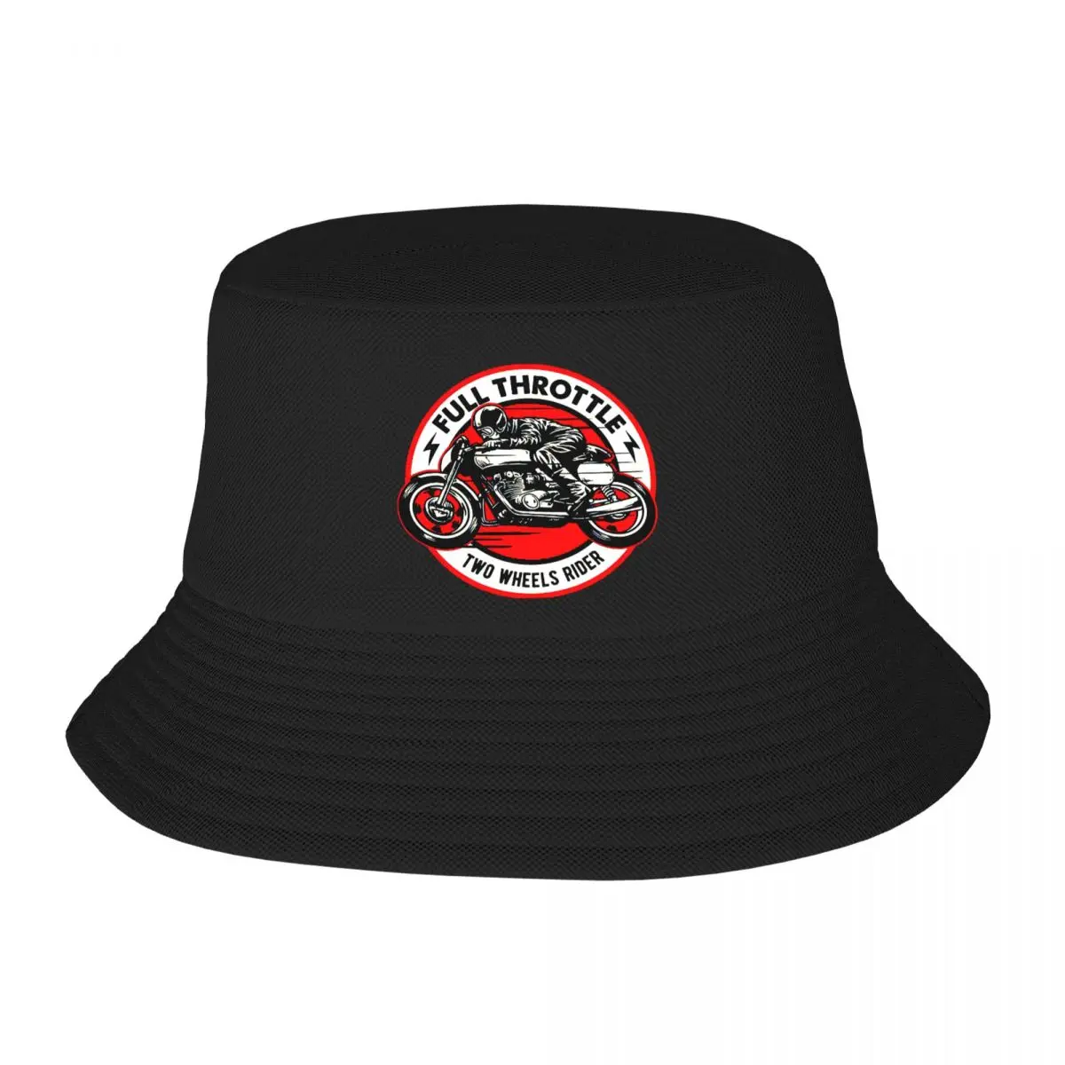 

Full Throttle Bucket Hats Street Fishing Hat Bob Reversible Panama Hat Outdoor Sunbonnet Beach Cap Mom Pattern