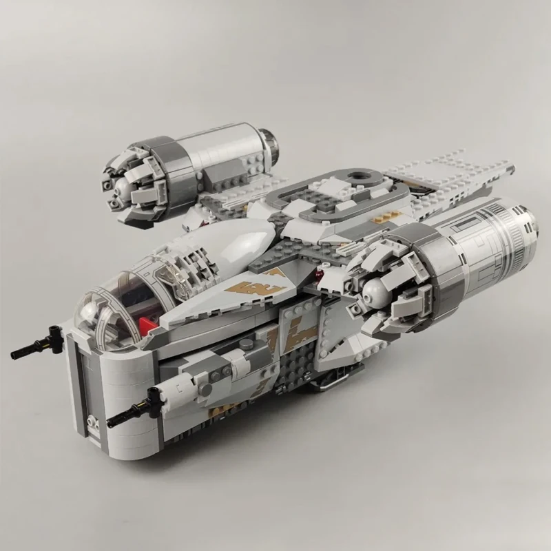 

60017 Star Plan Series Mandalorian Razor Spacecraft Decoration Model 1023PCS Building Blocks Brick Toys Kids Gift Set 75292