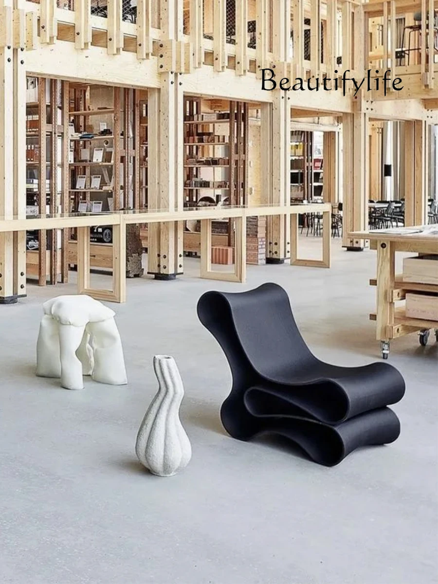 Скандинавский дизайн креативная необычная форма Повседневная Спинка Складной