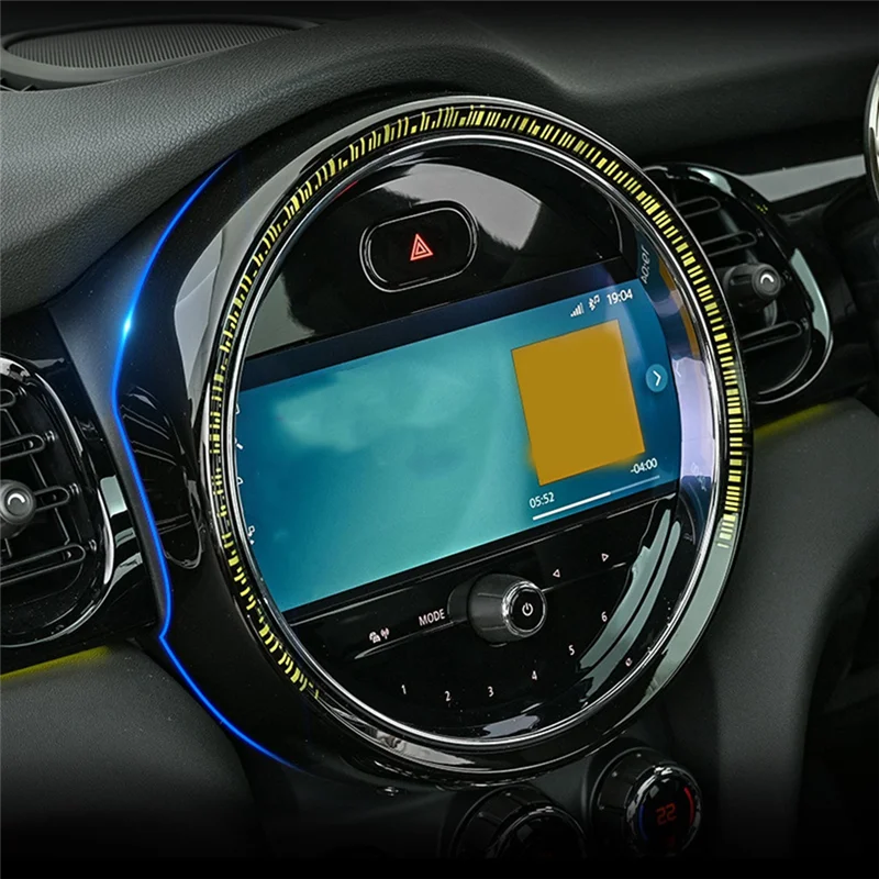 

Классическая декоративная рамка для экрана центральной консоли MINI Cooper F55 F56, декоративная рамка для мини-F57, центральная крышка управления автомобилем 2014–222, 8,8 дюйма