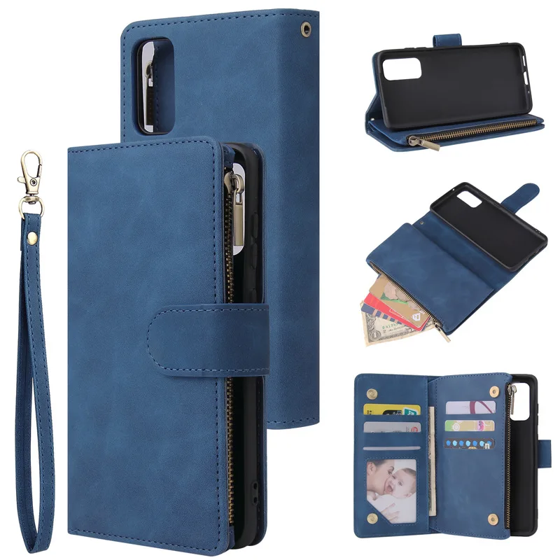 

For iPhone XS zipper bag mobile phone case lanyard Apple XR protective caseFor iPhone 11 Pro X XR XS Max Shockproof Phone Case