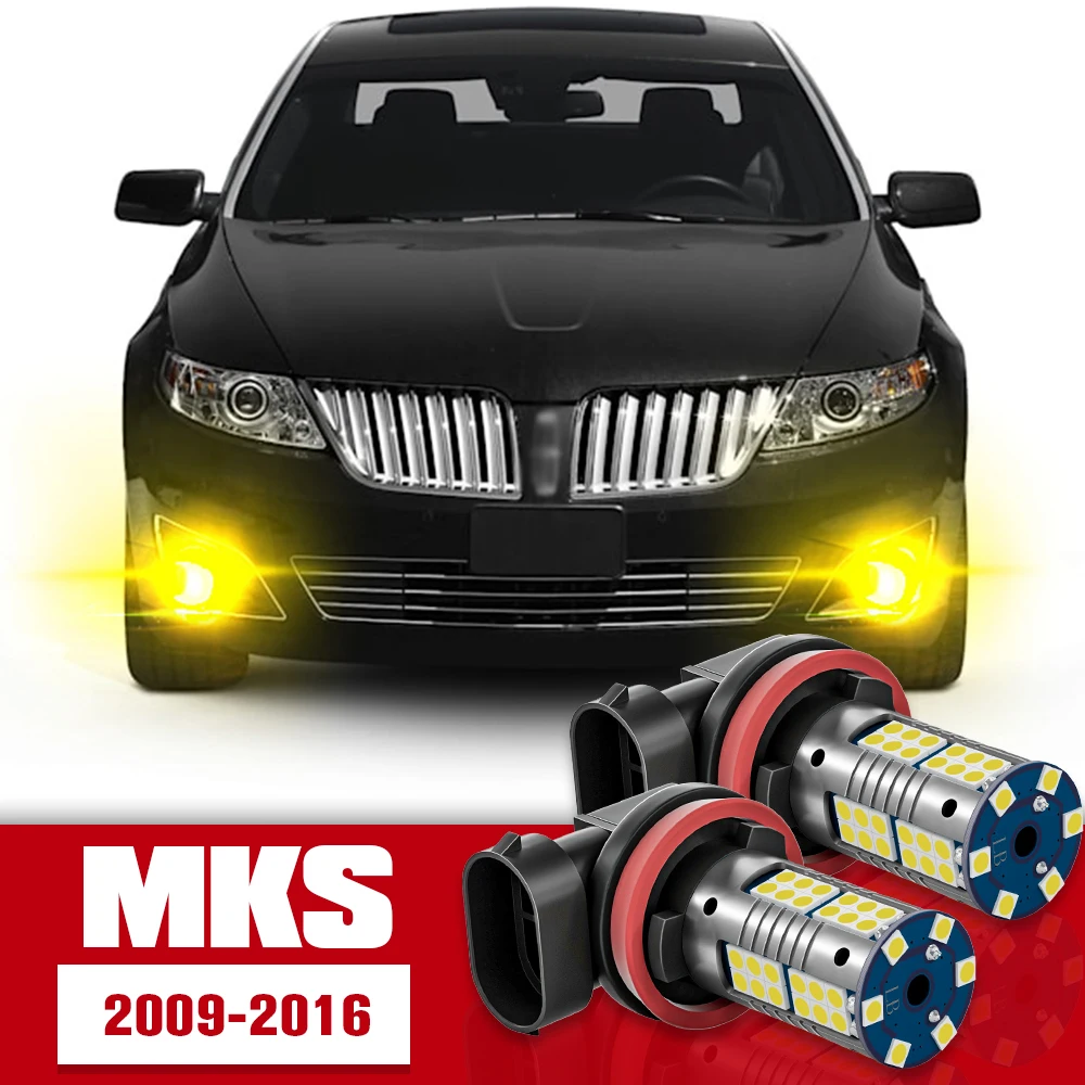 

2pcs Front Fog Light Accessories LED Bulb Lamp For Lincoln MKS 2009 2010 2011 2012 2013 2014 2015 2016