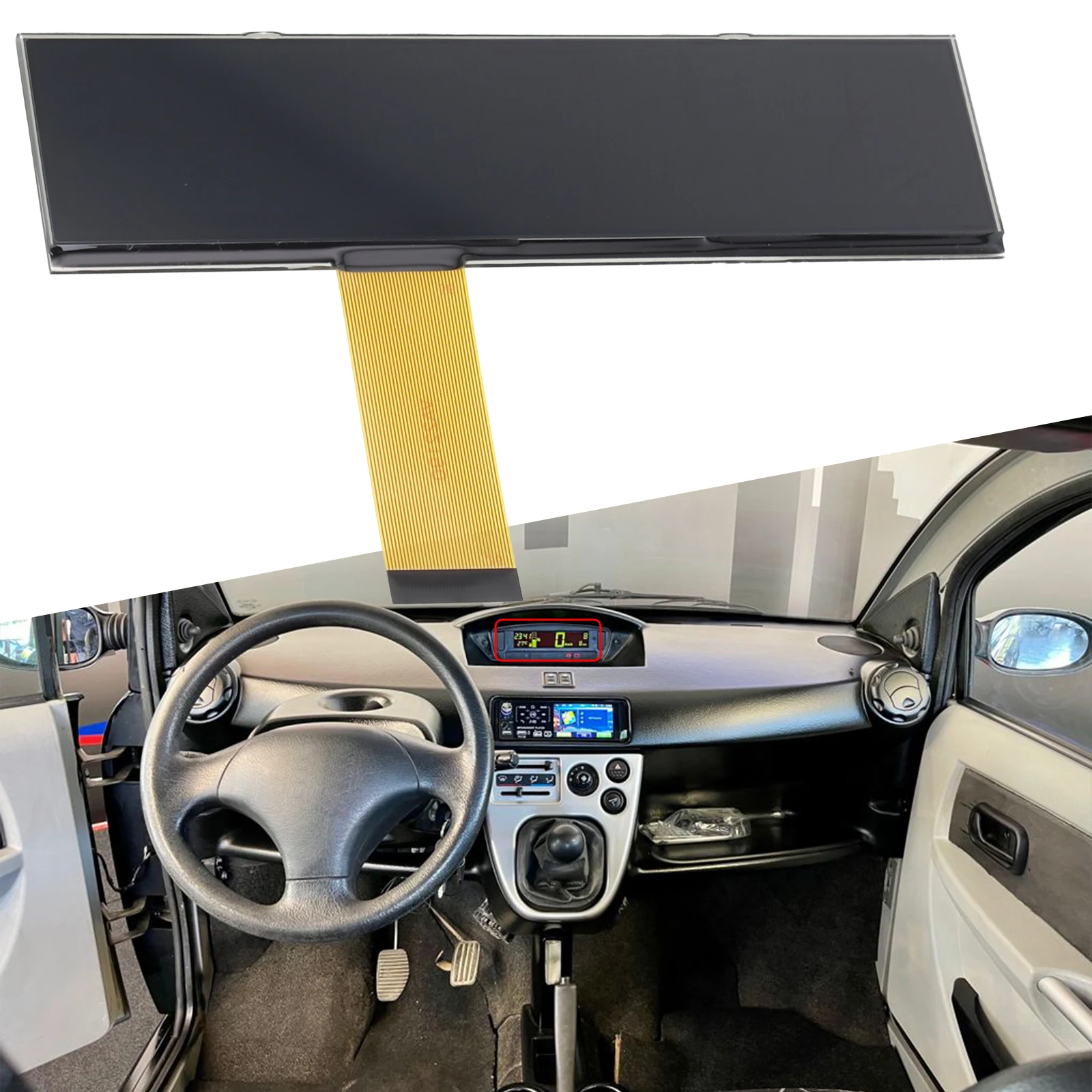 Улучшите автомобильное приспособление с помощью этого дисплея для Microcar MC1MC2M Go и