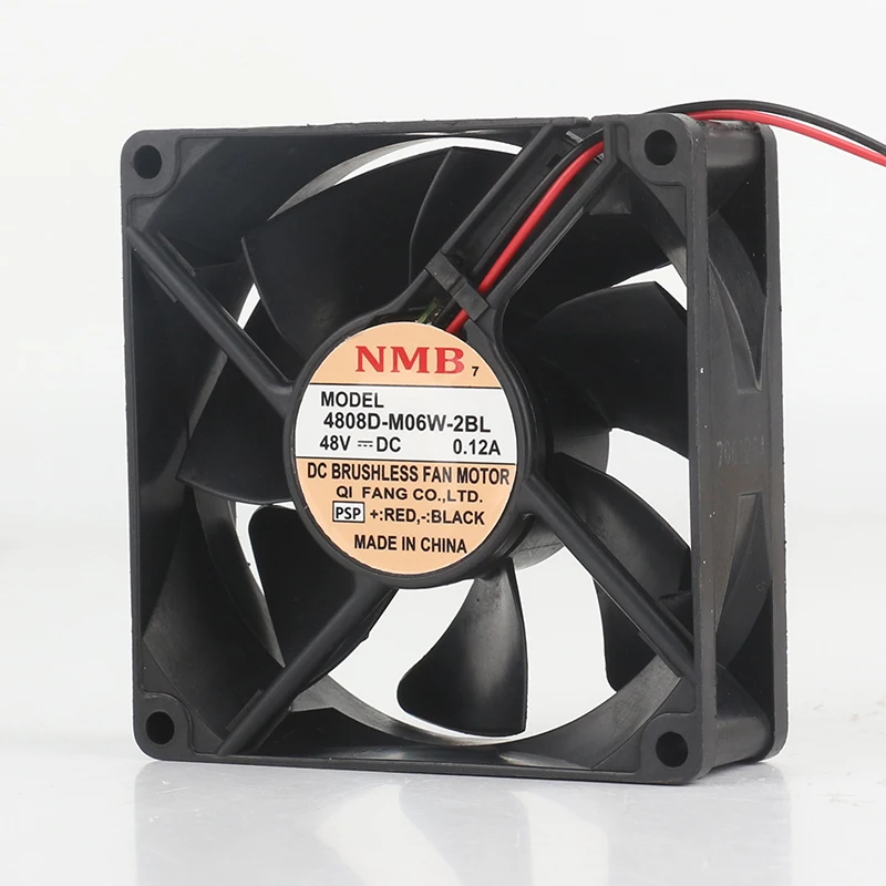 Вентилятор преобразователя NMB 8 см 4808D-M06W-2BL 48 В 0 12 А охлаждающий вентилятор 80 x 25 мм