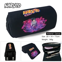naruto wallet student stationery box cartoon anime peripheral pencil case anime large capacity double zipper pencil case
