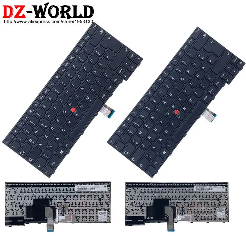 Немецкая клавиатура для ноутбука Lenovo Thinkpad E450 E450C E455 E460 E465 E470 E475 04X6113 04X6193 04X6153 01AX012