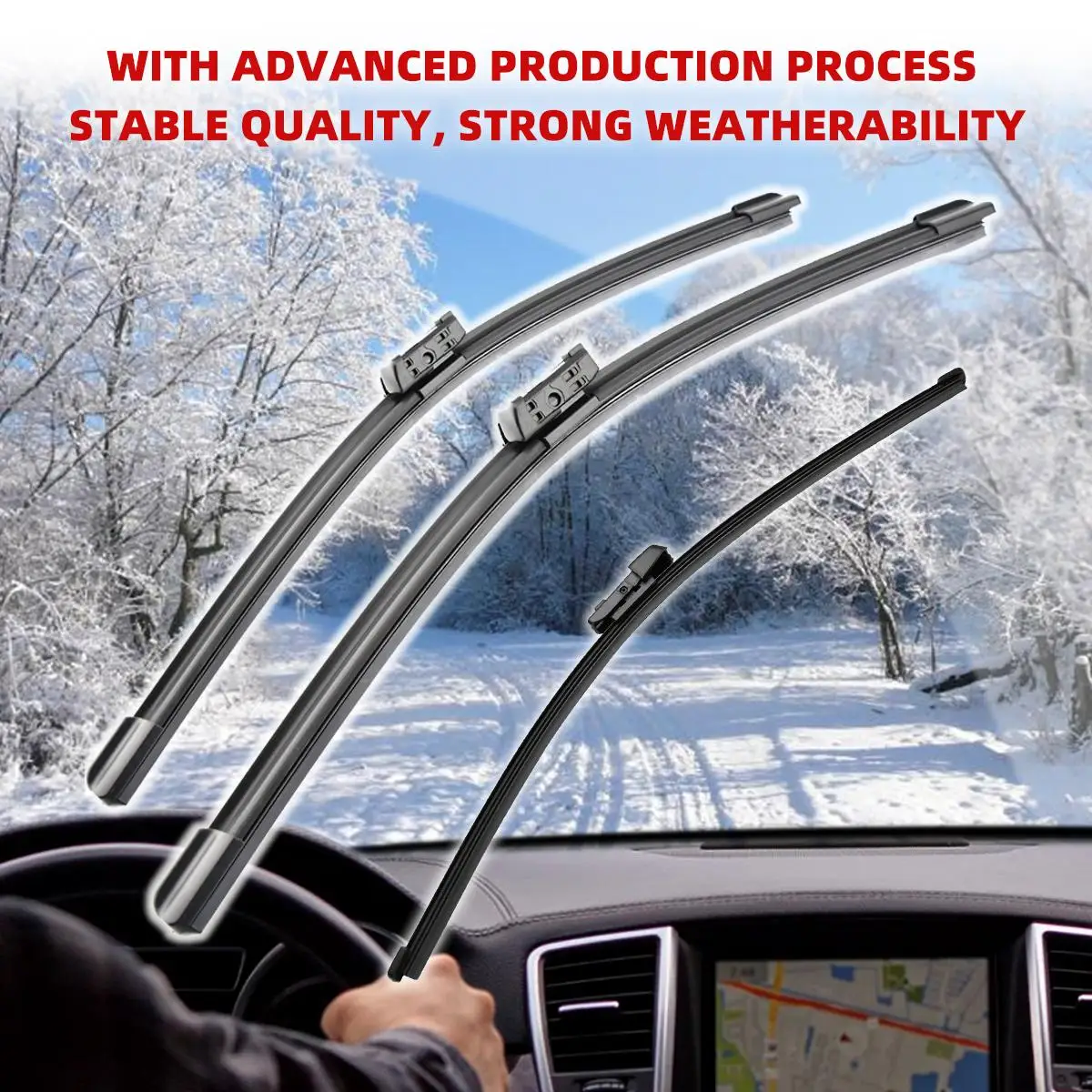 Щетки стеклоочистителя для сиденья Toledo MK4 2012-2018 3 шт.