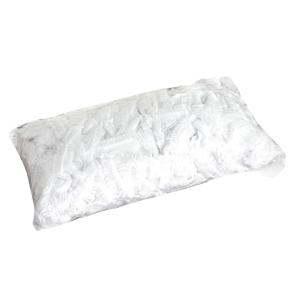 

100pcs Waterproof Bath Caps Disposable Hats Waterproof Spa Caps Simple Hats