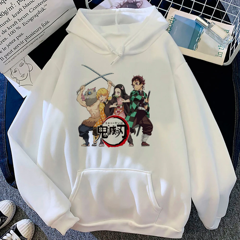 

Demon Slayer hoodies women harajuku anime long sleeve top Pullover women long sleeve top Hood