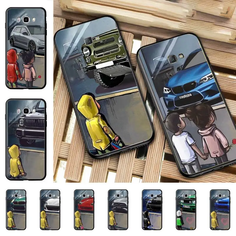 

Boy See Sports Car Jdm Drift Phone Case for Samsung J 2 3 4 5 6 7 8 prime plus 2018 2017 2016 core