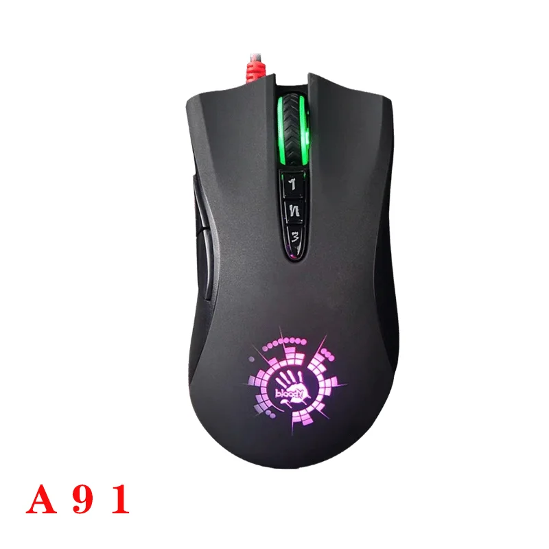 a70a90v8mv8mmaxw70 max bloody professinal wired gaming mouse 4000 dpi pc laptop minecraft macro definition programming mice free global shipping